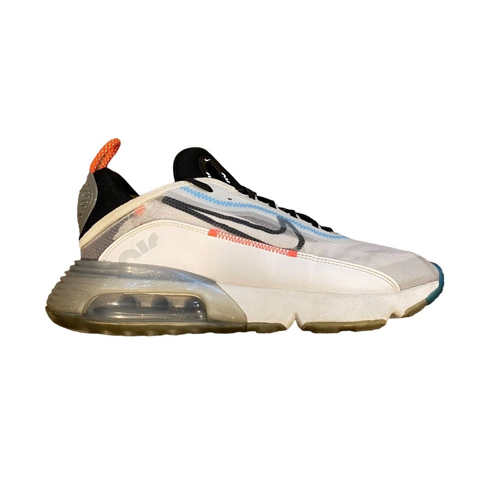 Nike Womens Size 10 Men’s 8.5 Air Max 2090 CT7698-100 White Running Shoes
